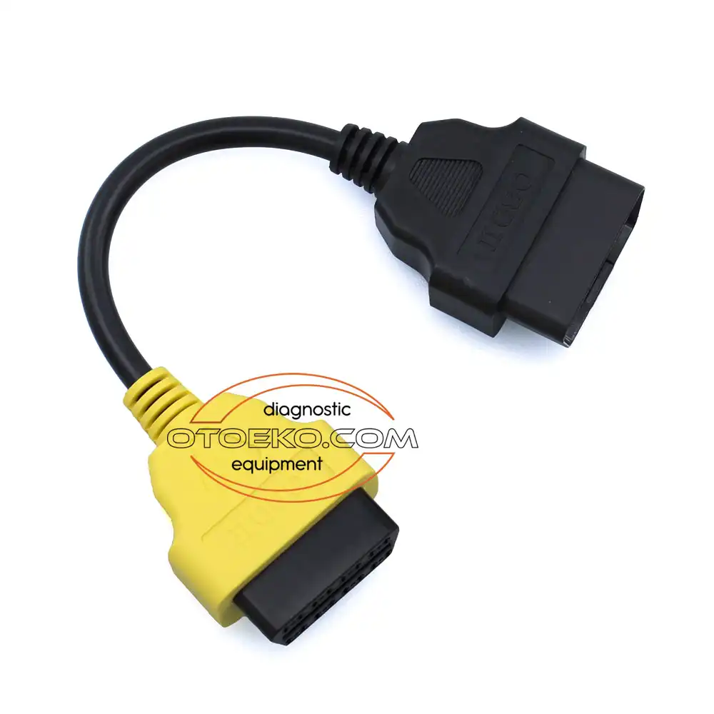 Fiat / Alfa Romeo Multiecuscan OBD2 A3 Yellow Adapter Cable (Low-Speed CAN / Proxi Alignment / BCM & Cluster) - 2
